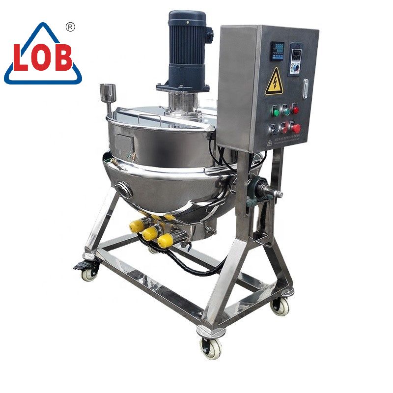 Tilt Jacketed Kettle for Sauce Heating and Mixing